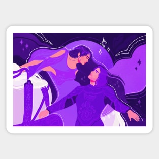 Arwen & Aragorn Fanart Sticker